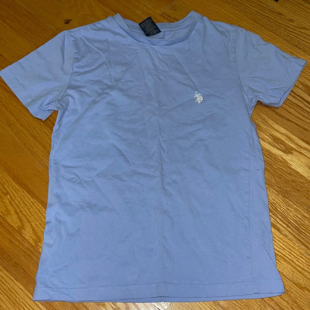 Blue polo T-shirt